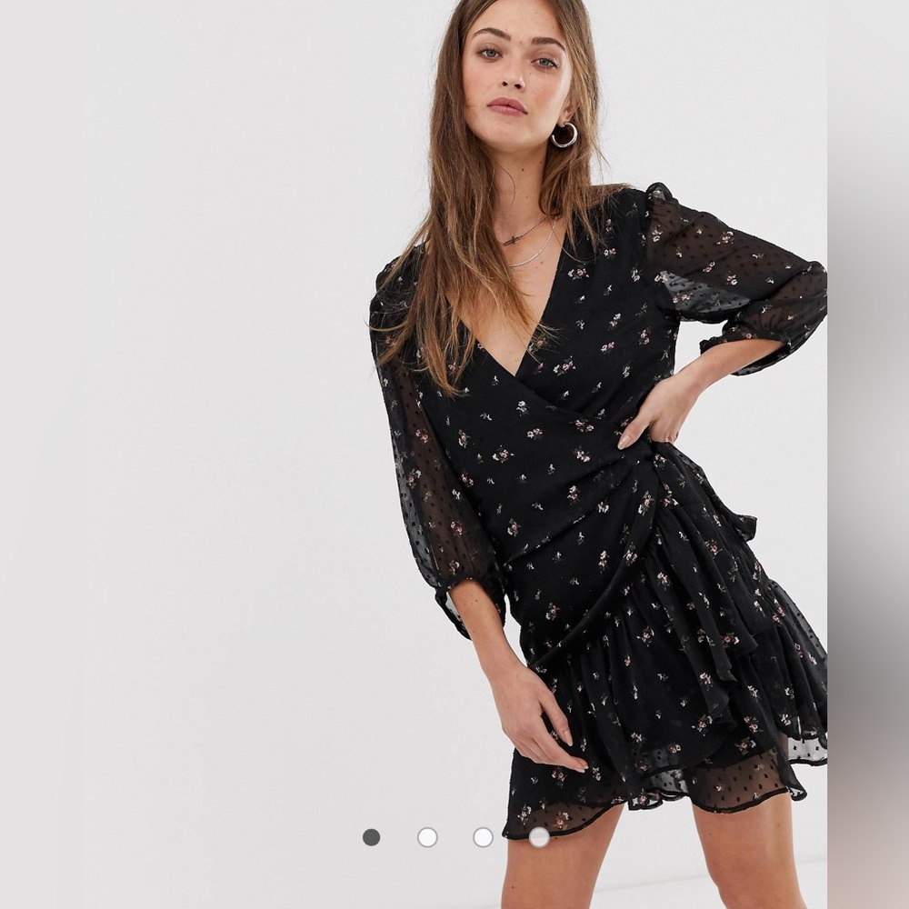 All Saints Jade aster mini dress